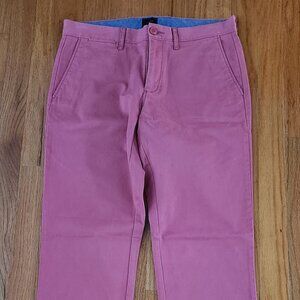 NWOT J. Crew 770 Straight-Fit Stretch Chino Pant Seasoned Red 29 x 32 AR886 NEW
